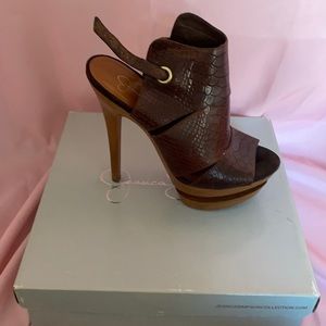 Jessica Simpson Brown Heels